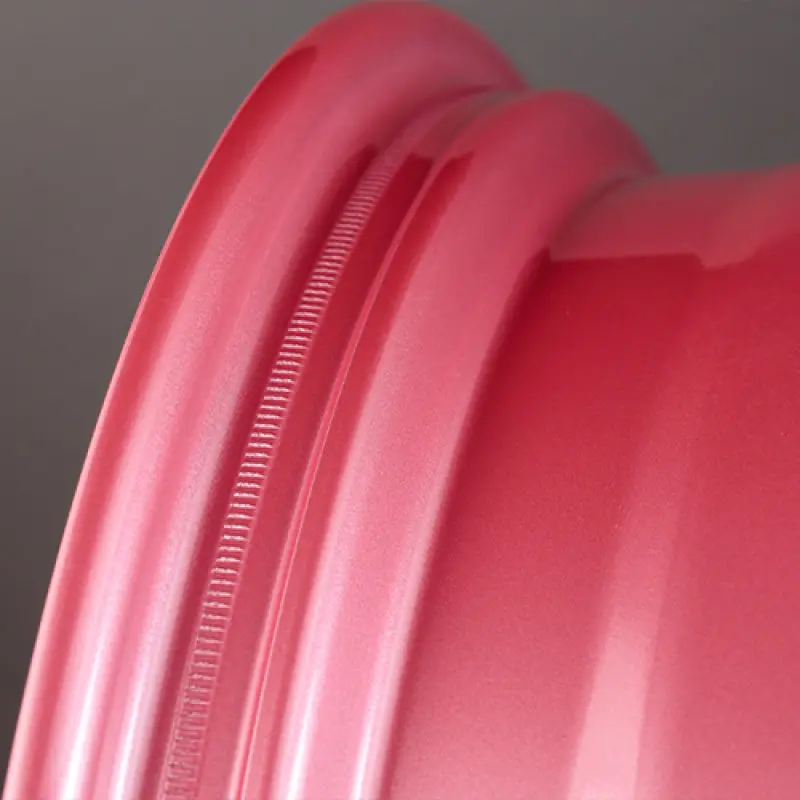 Gram Lights 57Dr 18X9.5 +38 5X114.3 Sakura Pink Wheel (W/ Center Cap & No. 21 Bk Air Valve) 2