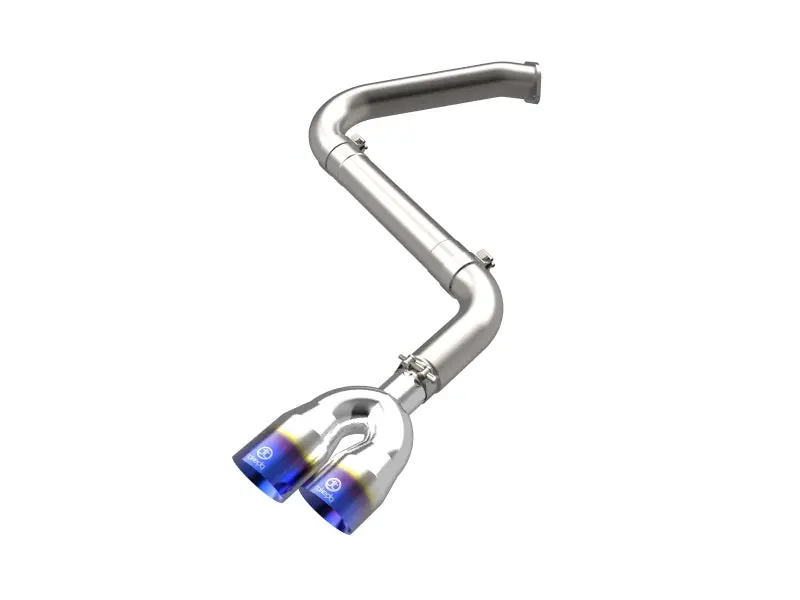 Afe Takeda 21-25 Hyundai Elantra 1.6L (T) 3In. Ss Axle-Back Exhaust System W/Blue Flame Tips 1