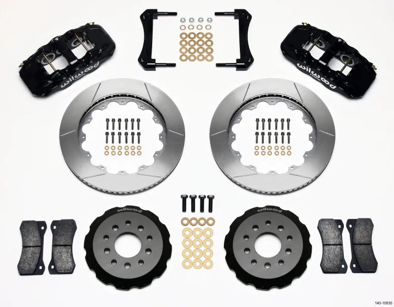 Wilwood Aero6 Front Hat Kit 14.00 2005-2014 Mustang - 140-10830 1