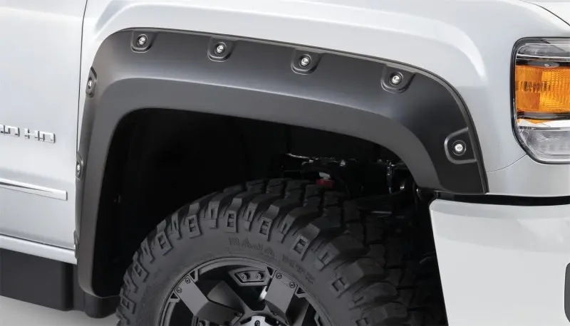 Bushwacker 15-18 Gmc Sierra 2500 Hd Boss Pocket Style Flares 2Pc - Black 1