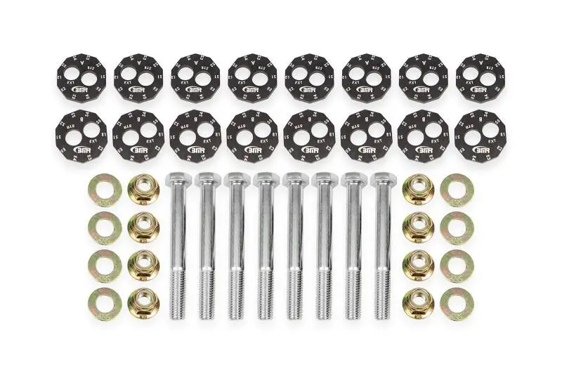 Bmr 14-19 Chevrolet Corvette C7 Front & Rear Lower Control Arms Camber Bolt Kit - Black Anodized 1