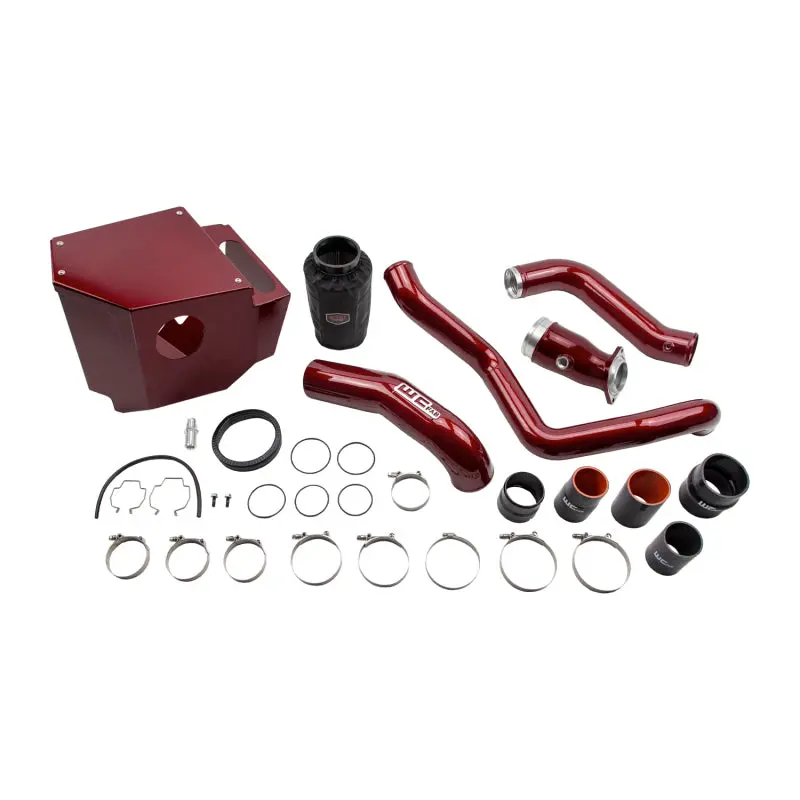 Wehrli 20-25 Chevrolet Duramax L5p Stage 2 High Flow Intake Bundle Kit - Fine Texture Black 1