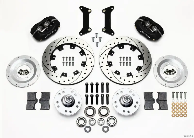 Wilwood Forged Dynalite Front Kit 12.19In Drilled 79-87 Gm G Body - 140-12297-D 1