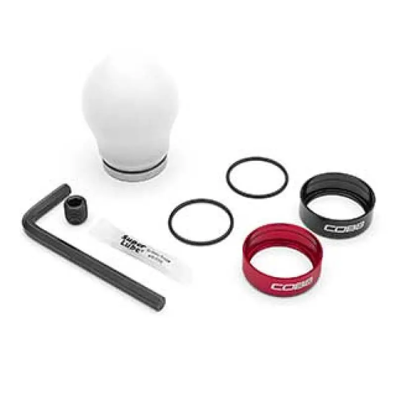 Cobb 04-23 Volkswagen Golf Gti / 14-24 Volkswagen Golf R Weighted Shift Knob - White 1