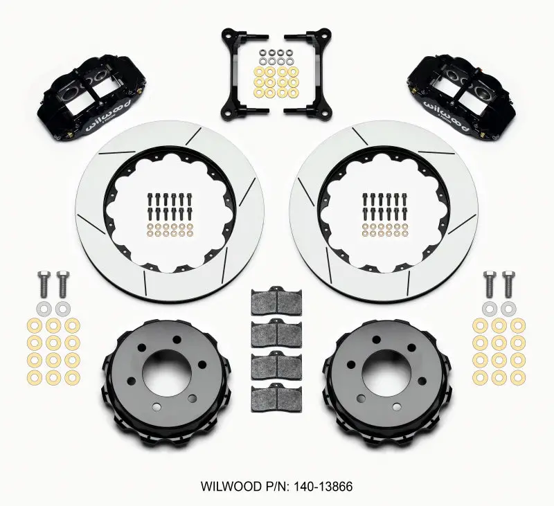 Wilwood Narrow Superlite 4R Reartruck Kit 14.25In 2012-Up Ford F150 (6 Lug) - 140-13866 1