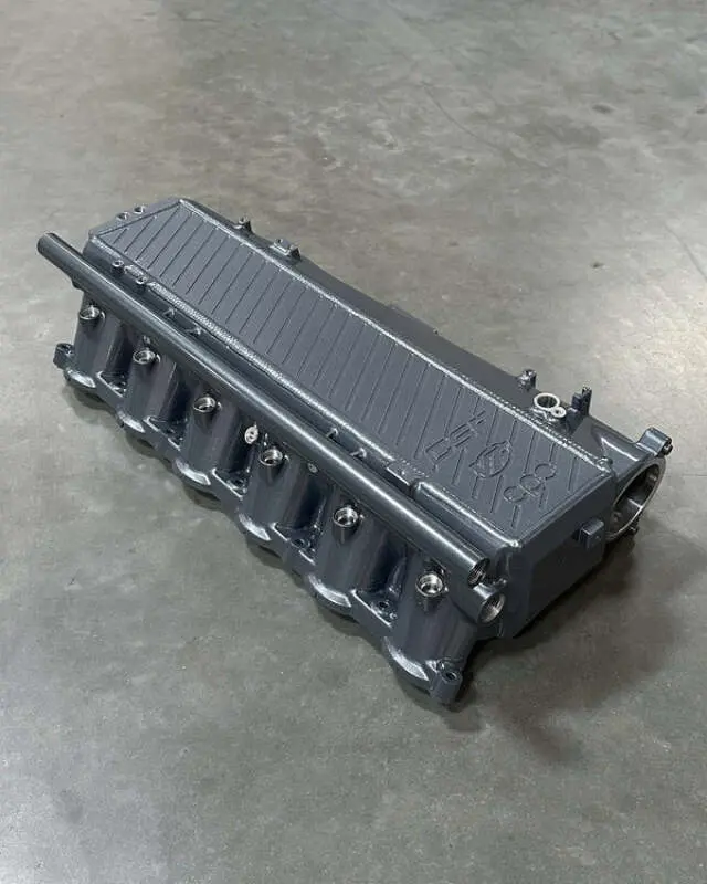 Csf Toyota A90/A91 Supra/ Bmw G-Series B58 Charge-Air Cooler Manifold - Turblulence Grey 1