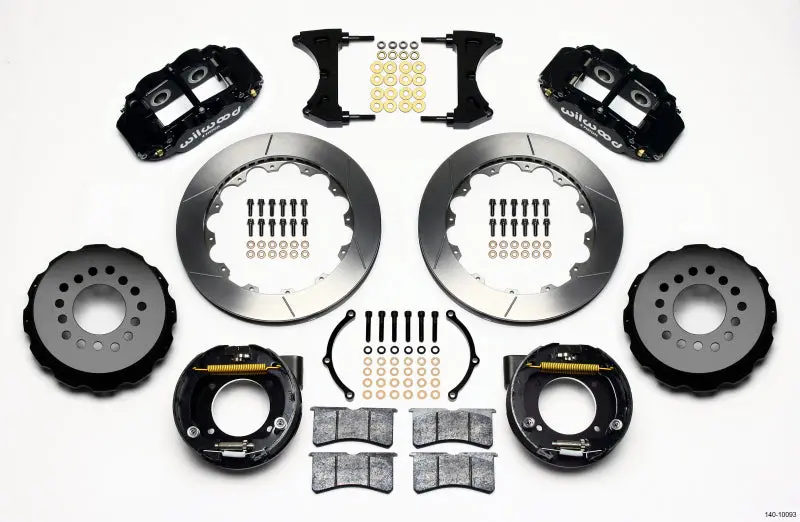 Wilwood Narrow Superlite 4R Rear P-Brk Kit 12.88In Chevy C-10 2.42 Offset 5-Lug - 140-10093 1