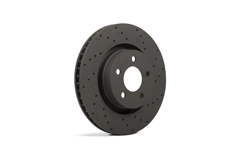 Hawk Talon 2000 Ford F-150 Base Rwd / From 12/99 / 5 Lugs Drilled And Slotted Front Brake Rotor Set - Htc4345 1