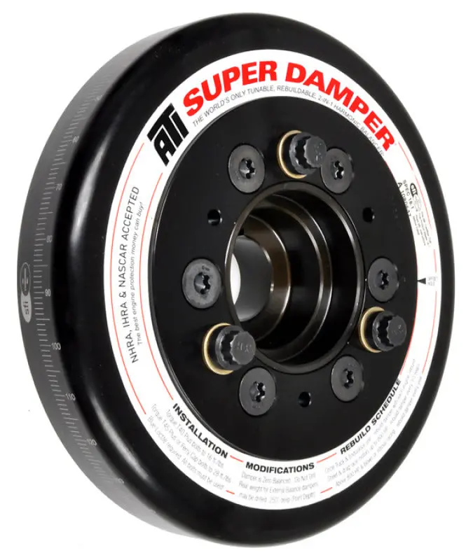 Ati Damper - 6.325In - Alum - Nissan - L16 18 20 - 3 Ring 1