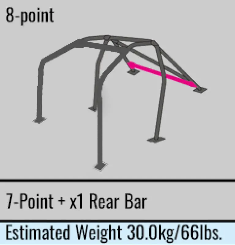 Cusco Steel Roll Cage 8 Point 2 Passenger Through Dash 2015 Subaru Wrx / Sti 1