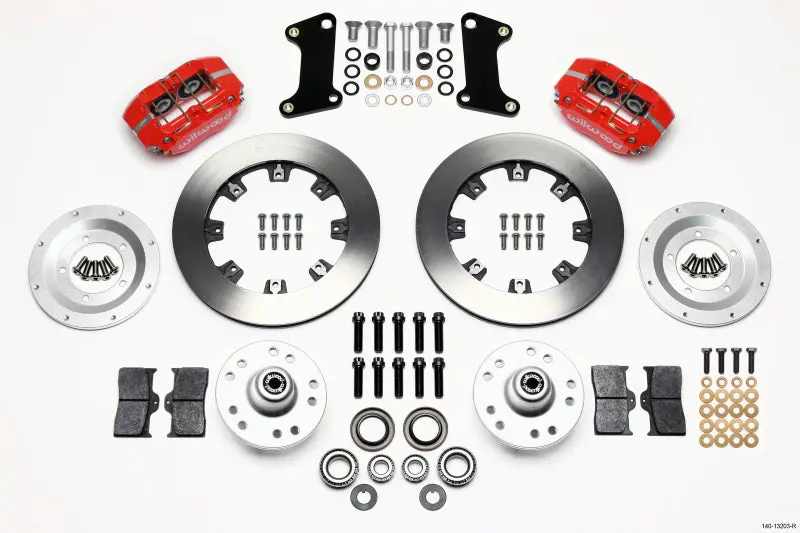 Wilwood Dynapro Dust-Boot Front Kit 12.19In Red 67-69 Camaro 64-72 Nova Chevelle - 140-13203-R 1
