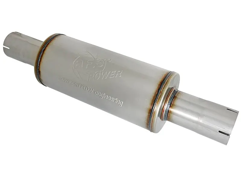 Afe Atlas Muffler 3-1/2 In Id Center/Center X 7 In Dia. X 16 In L - Round Body 1