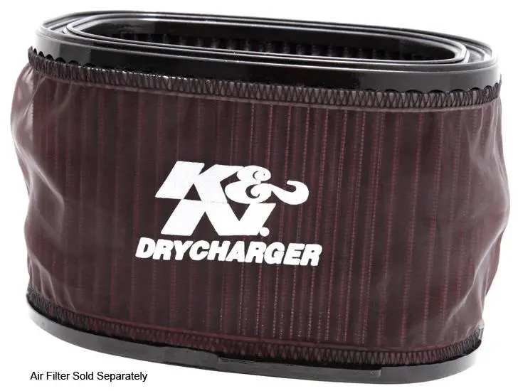 K&N Drycharger Wrap Black 191Mm L 140Mm W 121Mm H 1