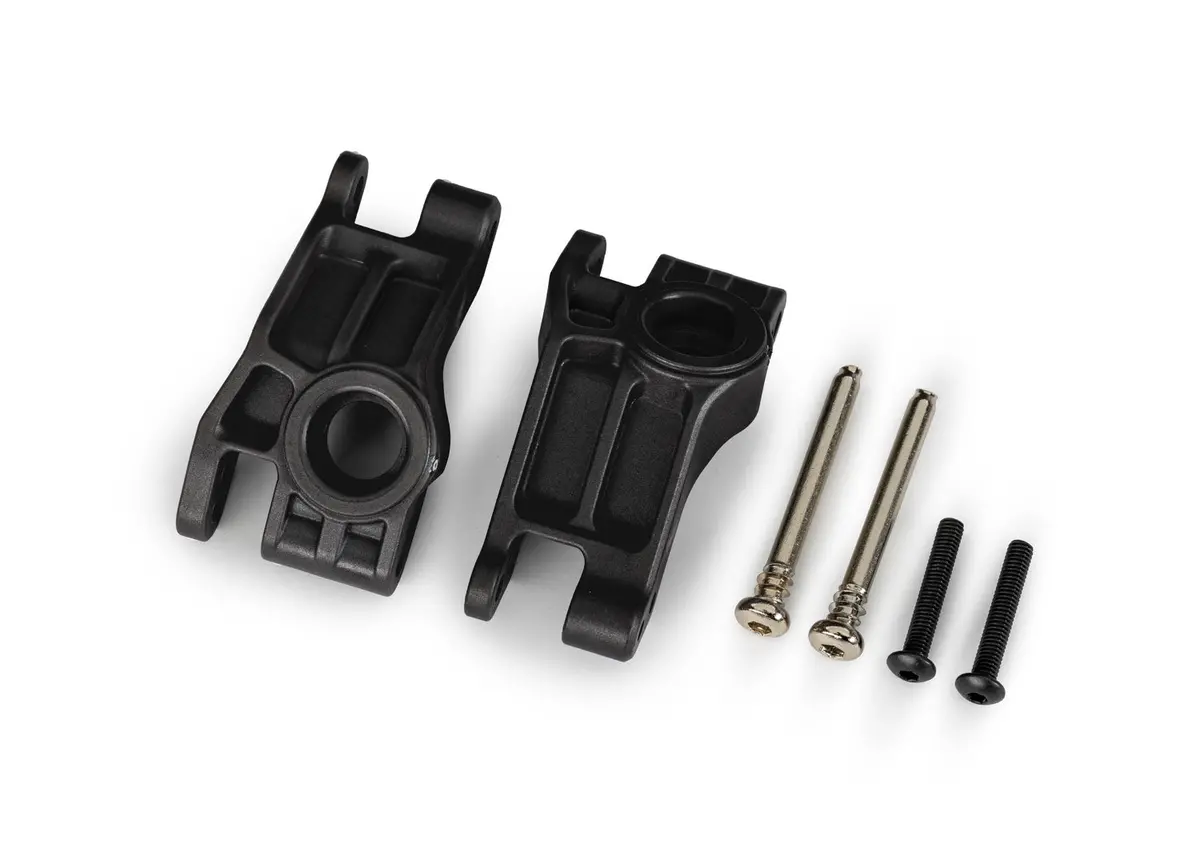 Black Extreme Heavy-Duty Stub Axle Carriers (L&R) Traxxas 1