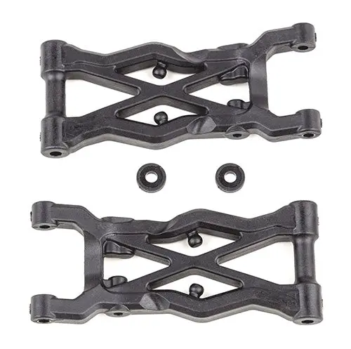 Rc10b6.2 Ft Rear Suspension Arms 75Mm, Carbon 1