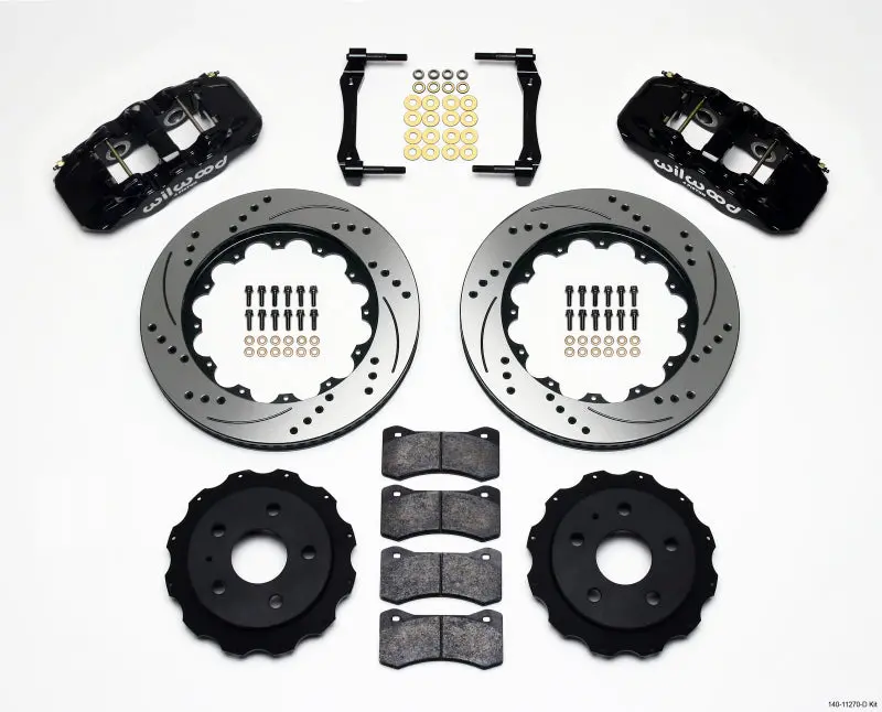 Wilwood Aero4 Rear Kit 14.25In Drilled 2010-2015 Camaro - 140-11270-D 1