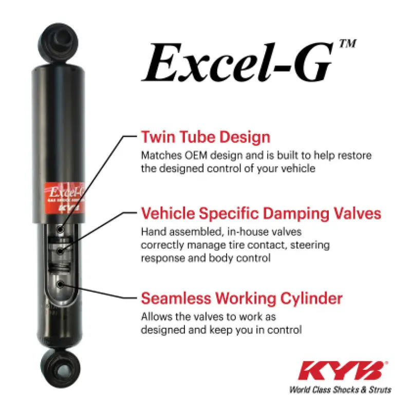 Kyb 07-10 Hyundai Elantra Shock Assembly - Rear 1