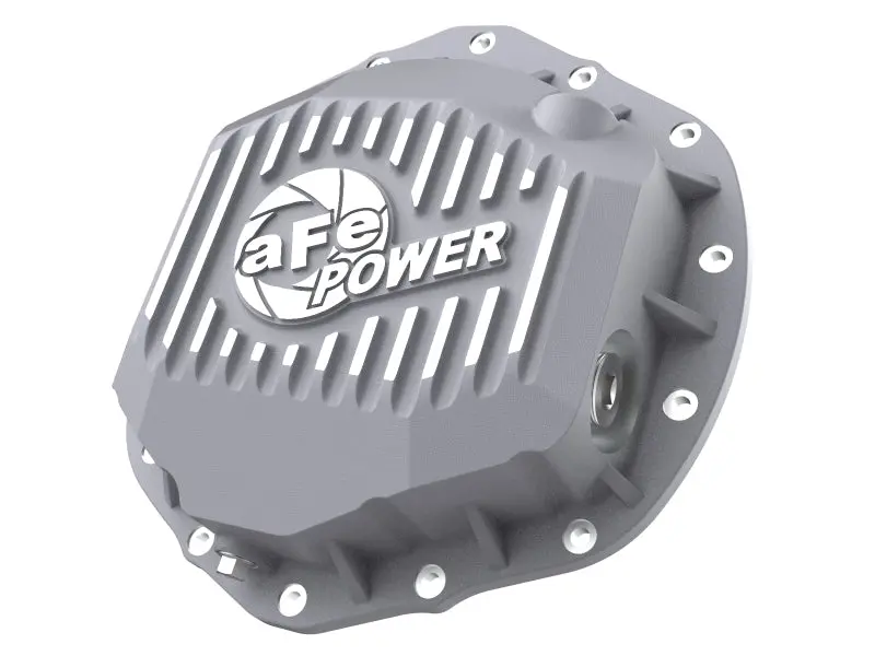 Afe Street Series Rear Differential Cover Raw W/ Machined Fins 20-21 Gm Trucks V8-6.6L 1
