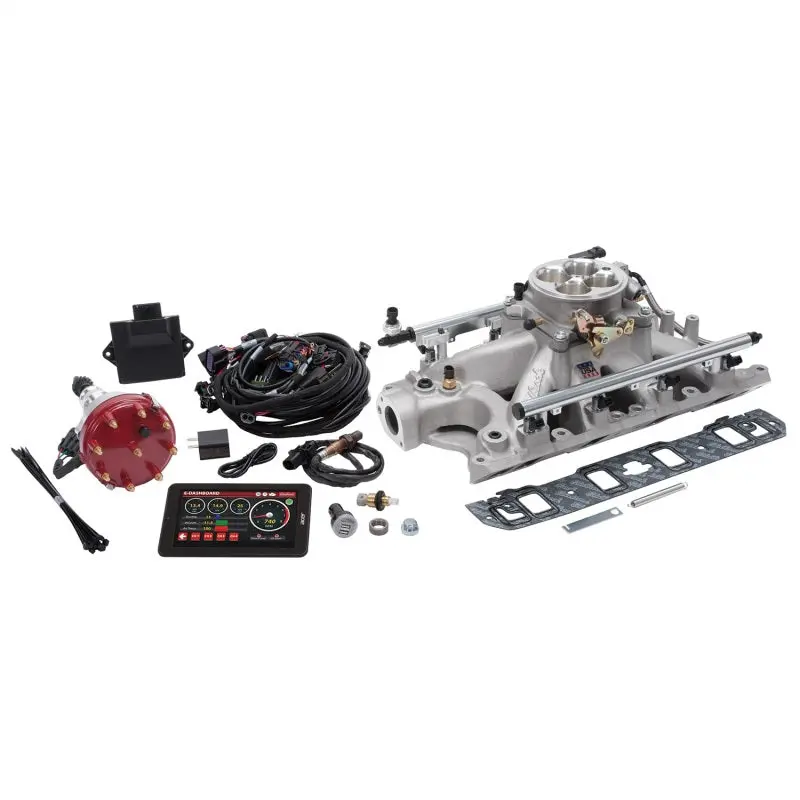 Edelbrock Pro Flo 4 Efi System Seq Port Ford 351W 625 Max Hp 35Lb/Hr Satin Finish 1