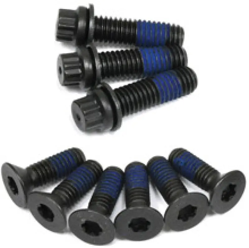 Ati Damper Bolt Pack - Ls Y Body - 6 - 5/16 - 18X1 & 3 - 3/8 - 16X1 - Aluml Flat Head - 9 Bolts 1