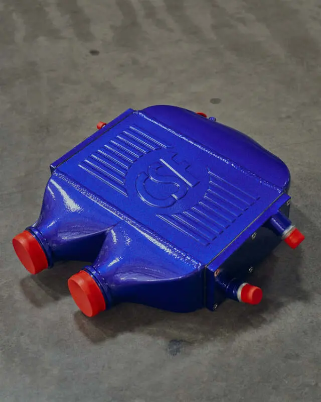 Csf 2014+ Bmw M3/M4 (F8x) Top Mount Charge-Air-Cooler - San Marino Blue 1
