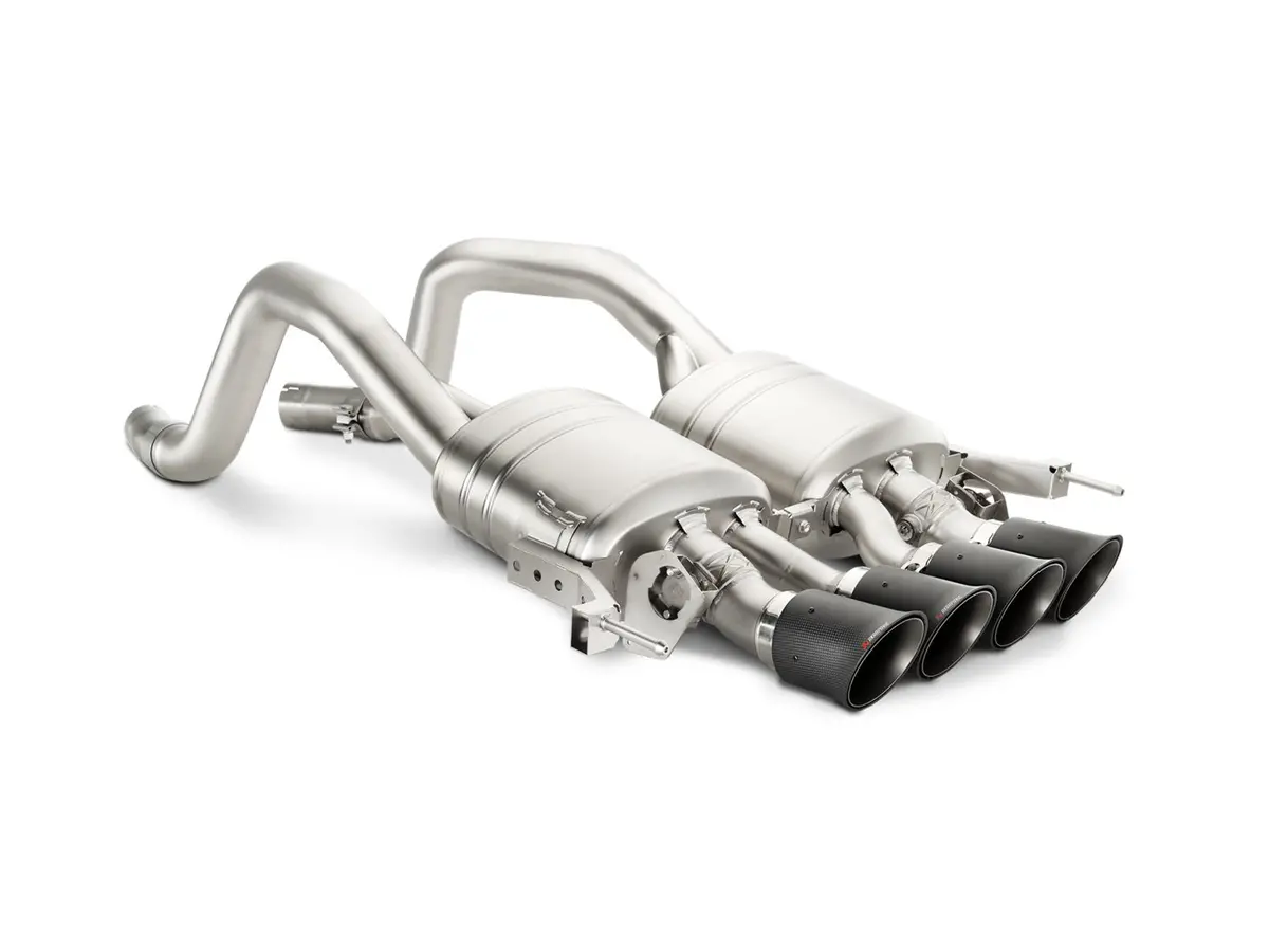 Akrapovic Titanium Slip-On Line Exhaust System W/ Carbon-Titanium Tips C7 Corvette Z06 (2015-2019) 1
