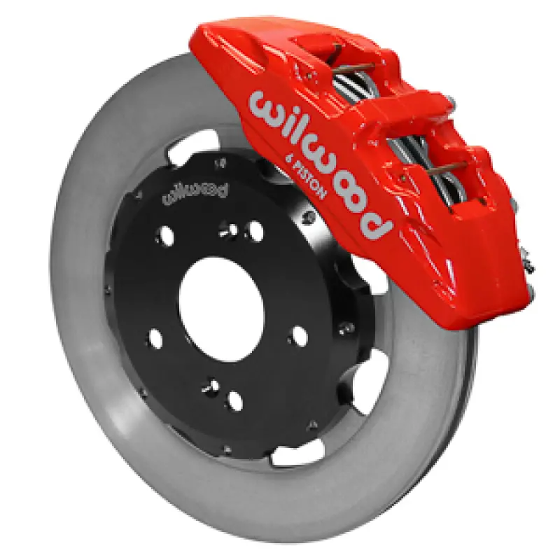 Wilwood 02-06 Acura Rsx Dynapro Forged Dynapro 6 Big Brake Front Brake Kit - Red 1