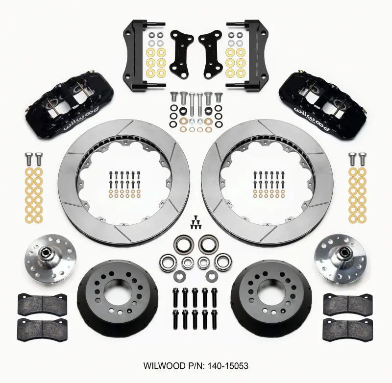 Wilwood Aero6 Front Hub Kit 15.00 67-69 Camaro 64-72 Nova Chevelle - 140-15053 1