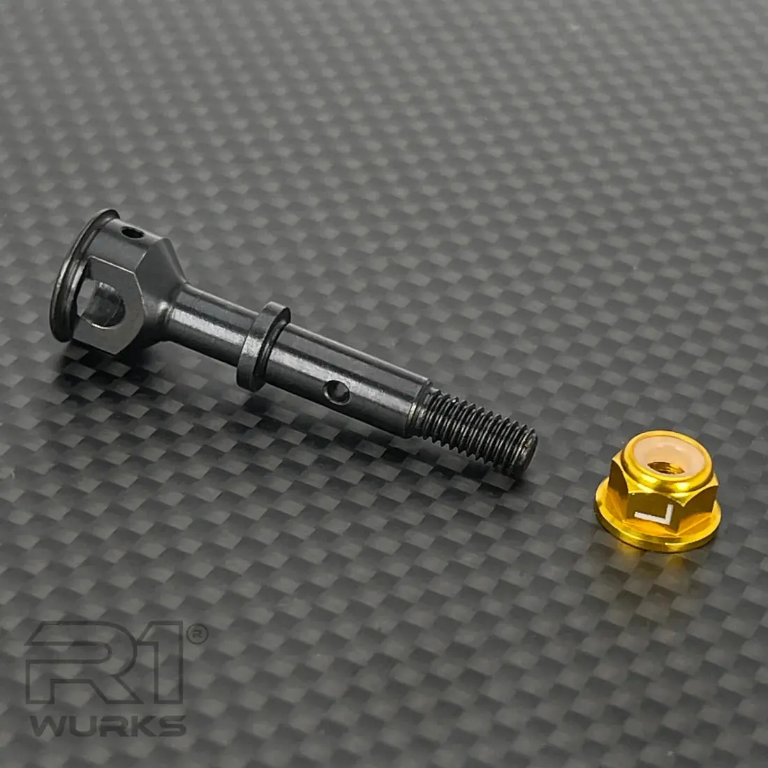 R1wurks Dc1 Left-Hand Threaded Axle Kit 1