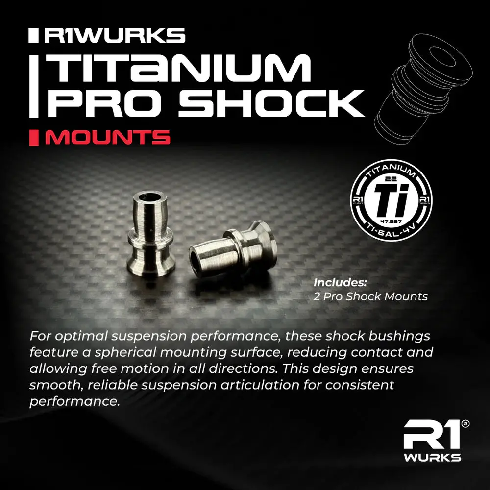 R1wurks Titanium Pro Shock Mounts 1