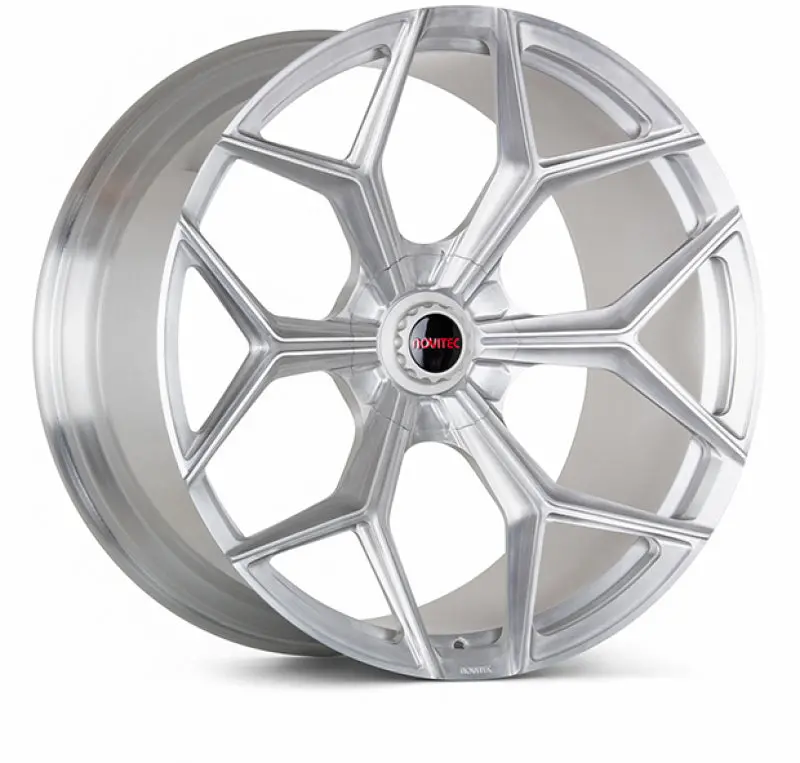 Vossen X Novitec Nl4-5L 21X9.5 Et:30 Brushed - Gloss Clear Lamborghini Revuelto Front Wheel 1