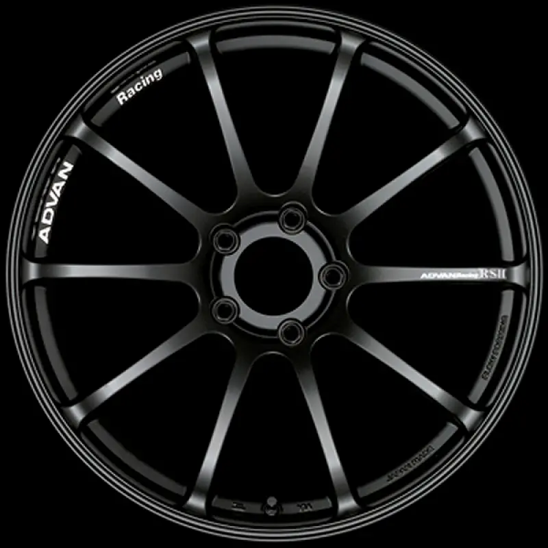 Advan Rsii 19X11.0 / +63 Offset / 5-130 / 71.6Mm Bore / Semi Gloss Black 1