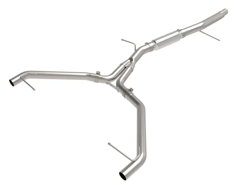 Afe 20-21 Audi A4 L4-2.0L (T) Mach Force-Xp 3In To 2-1/2In 304 Ss Axle-Back Exhaust System 1