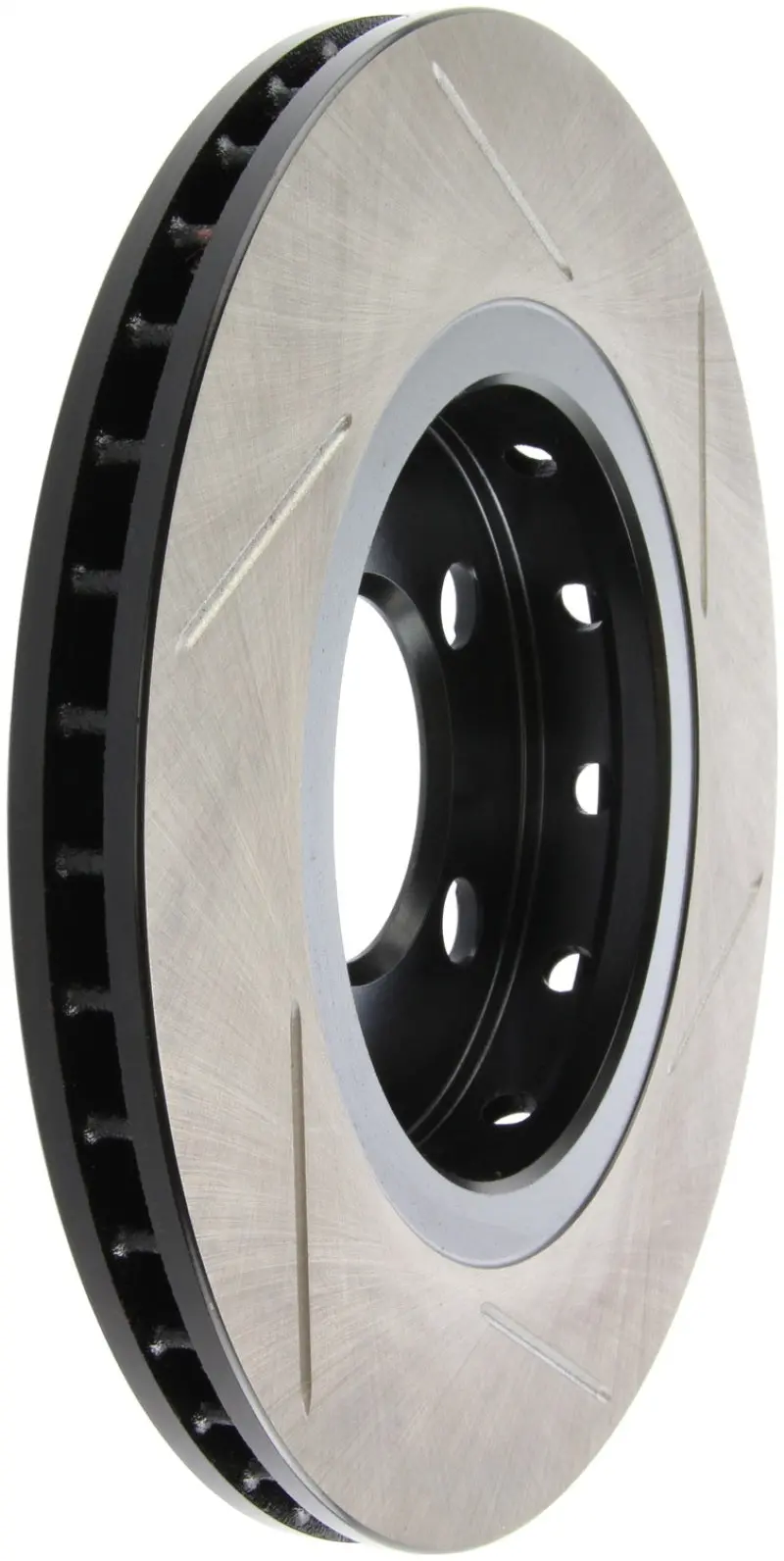 Stoptech Power Slot 04-06 Audi Tt Quattro / 04 Vw Golf R32 Left Rear Slotted Rotor 2