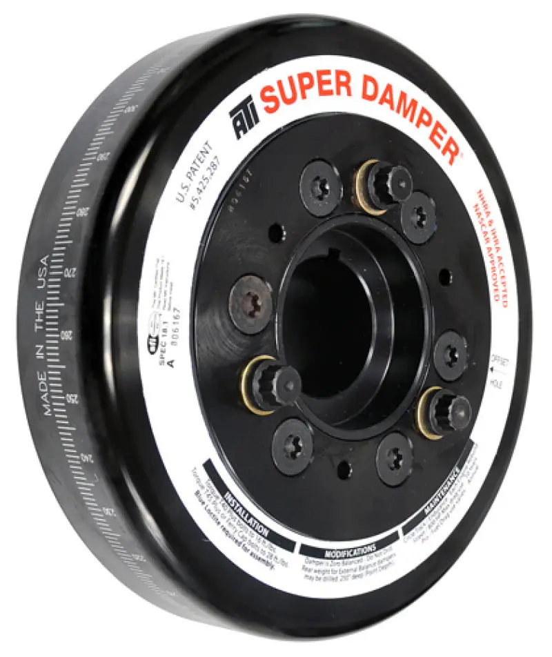 Ati Damper - 7.074In - Aluminum - 2020+ Supra / 2019+ Z4 - B58 - Dry Sump - 6 Groove 1