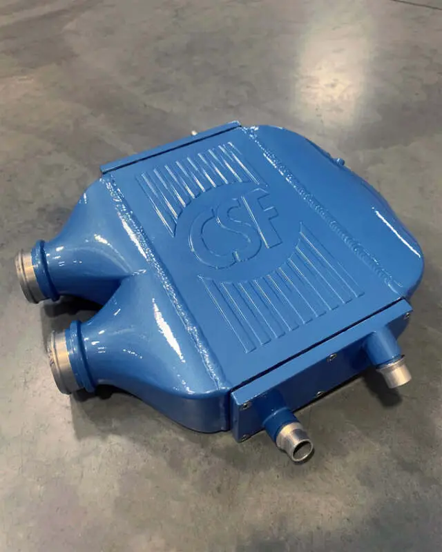 Csf 2014+ Bmw M3/M4 (F8x) Top Mount Charge-Air-Cooler - Yas Marina Blue 1
