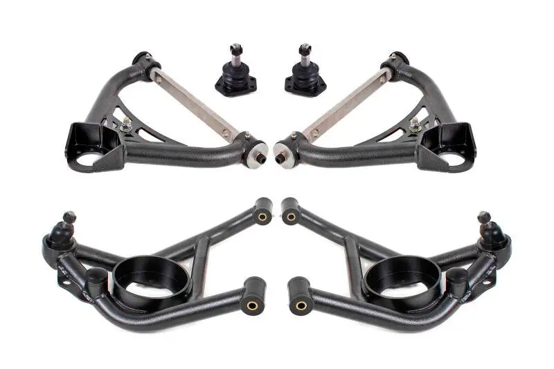 Bmr 70-81 Gm F-Body / 75-79 Gm X-Body Non-Adjustable A-Arm Kit - Black Hammertone 1