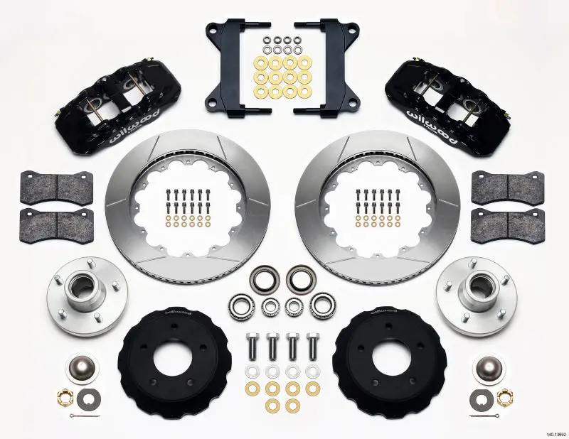 Wilwood Aero6 Front Hub Kit 14.00 Chevy C-10 60-87 Cpp Drop Spindle - 140-13692 1