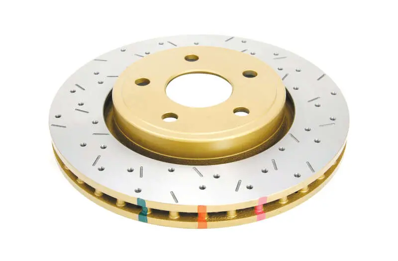 Dba 06-10 Jeep Commander Front 4000 Series Drilled & Slotted Rotor 1