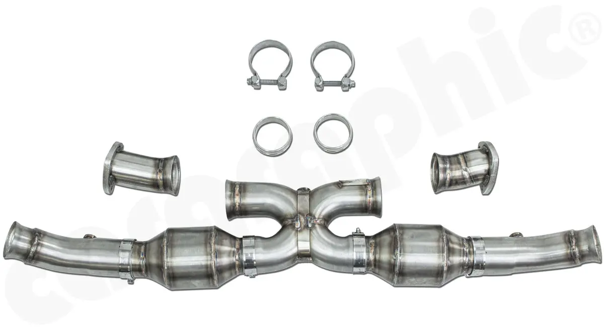 Cargraphic Sport Catalytic Converter X Set Porsche 993 Carrera 1