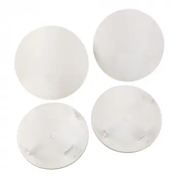 White Snap-In Mud Plugs For Speedway Wheels 1