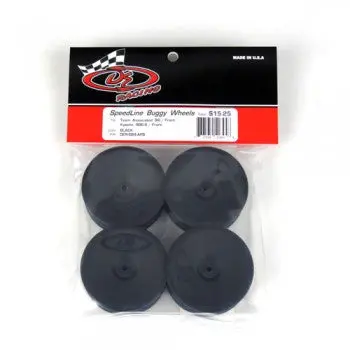 Speedline Buggy Wheels For Associated B6.1 / Kyosho Rb6 / Front / Black / 4Pcs 1