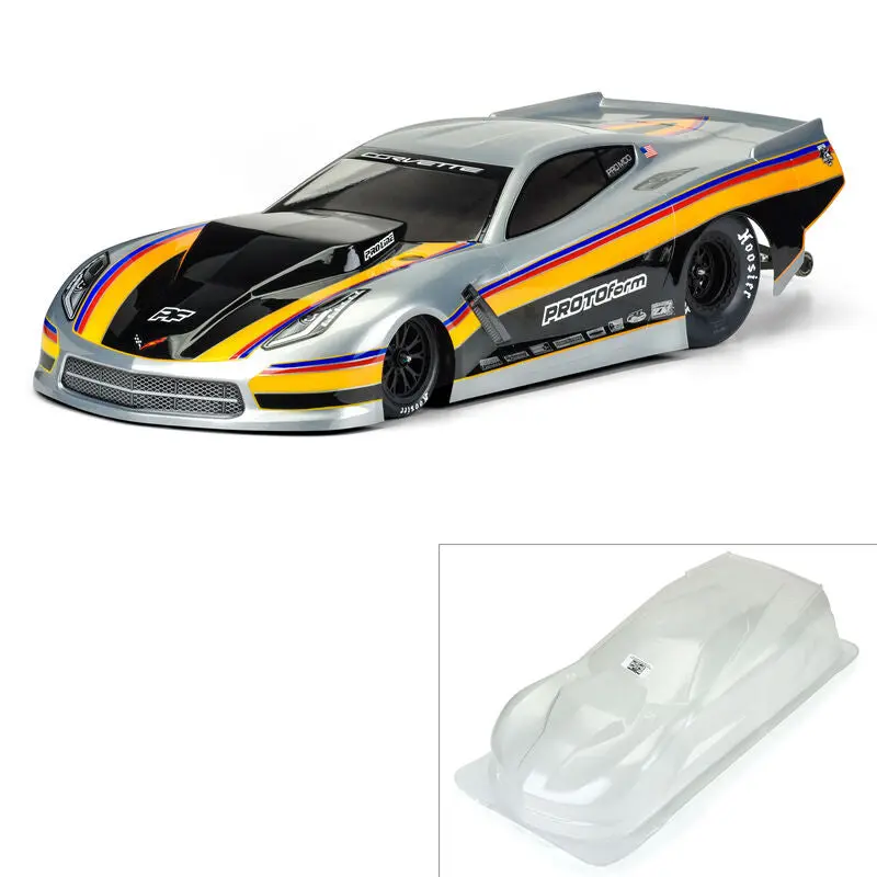 Prm157140 1/10 Chevrolet Corvette C7 Pro-Mod Clear Body 1