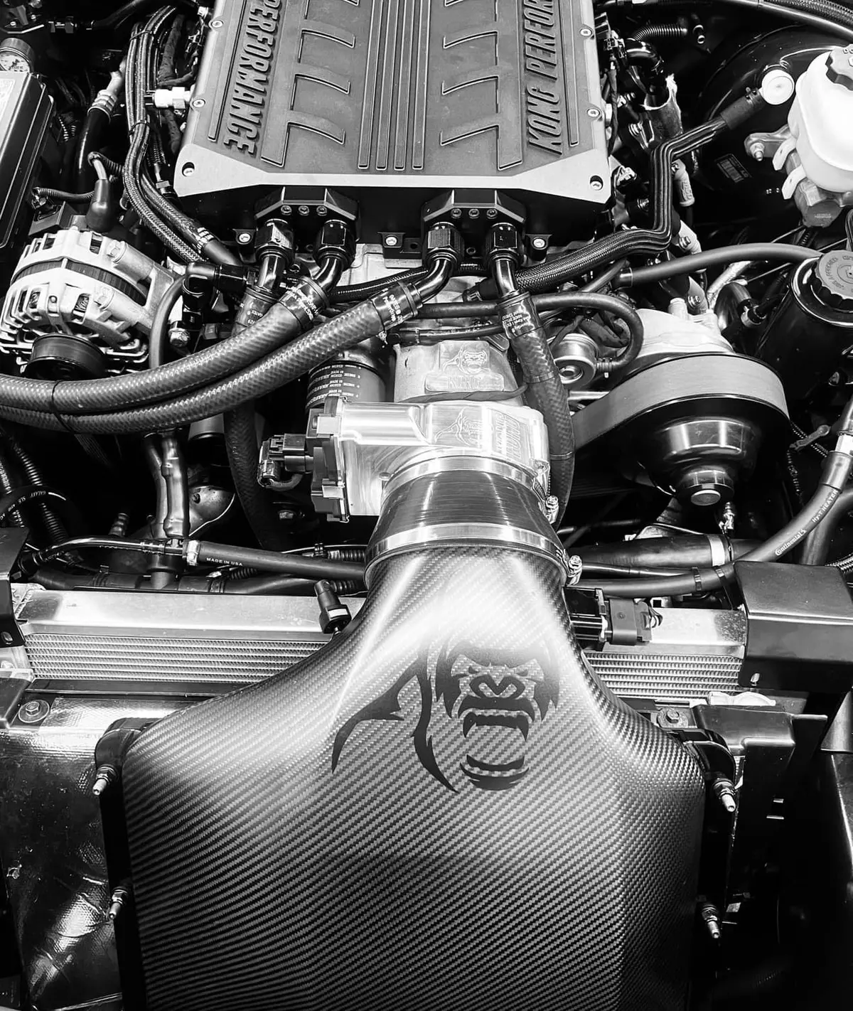 Kong Performance Carbon Intake C6 Corvette Zr1 (2009-2013) 1