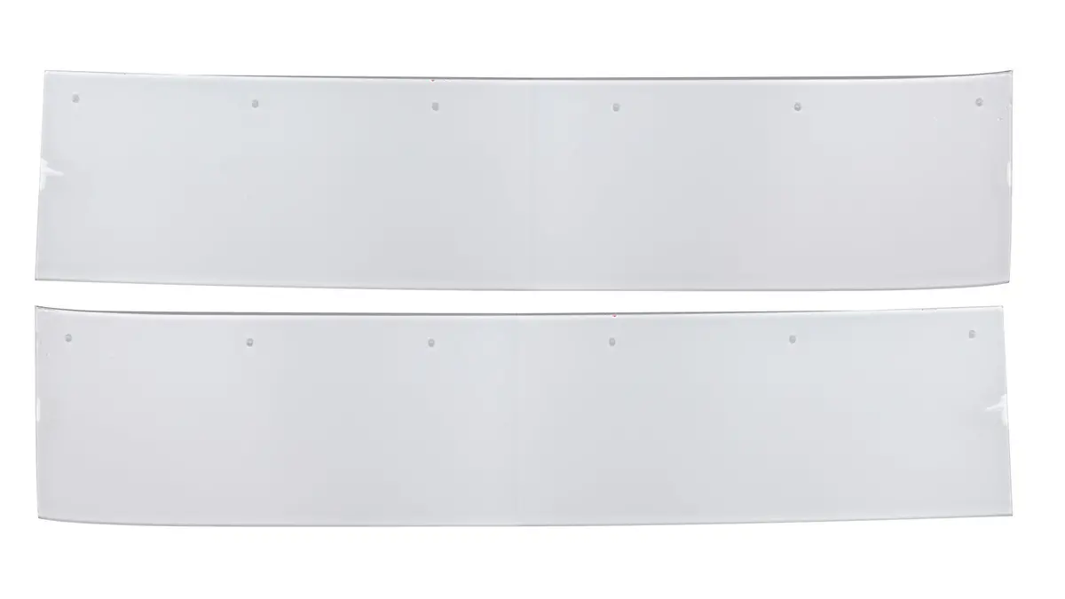 Replacement 1/4" Thick Spoiler Blades, Pair, 6½" Tall, 70° 1