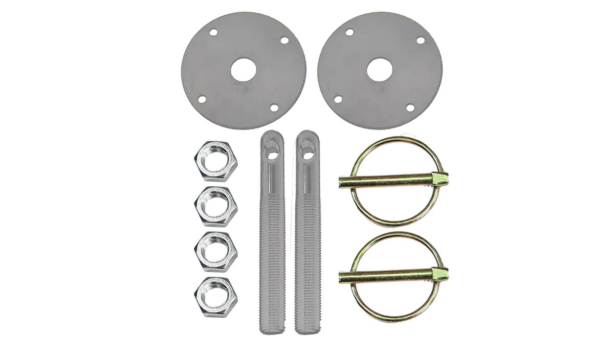 Hood Pin Kit, 3/8" Diameter, Qty 2 1