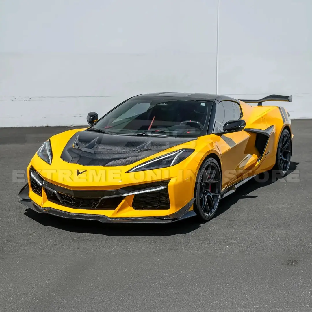 Extreme Online Store Carbon Fiber Zr1 Extractor Hood C8 Corvette 1
