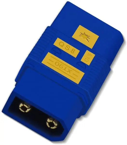 Qs8 Male To Xt90 Female Plug High Current 1