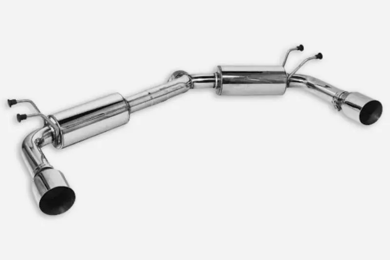 Remark 19+ Mazda 3 Dual Burnt Ss Single Wall Tips Axleback Exhaust (Muffler Version) 1