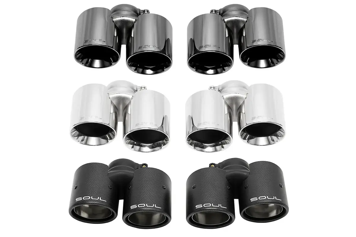 Soul Bolt On Exhaust Tips Porsche 997.1 Carrera (2005-2008) 1